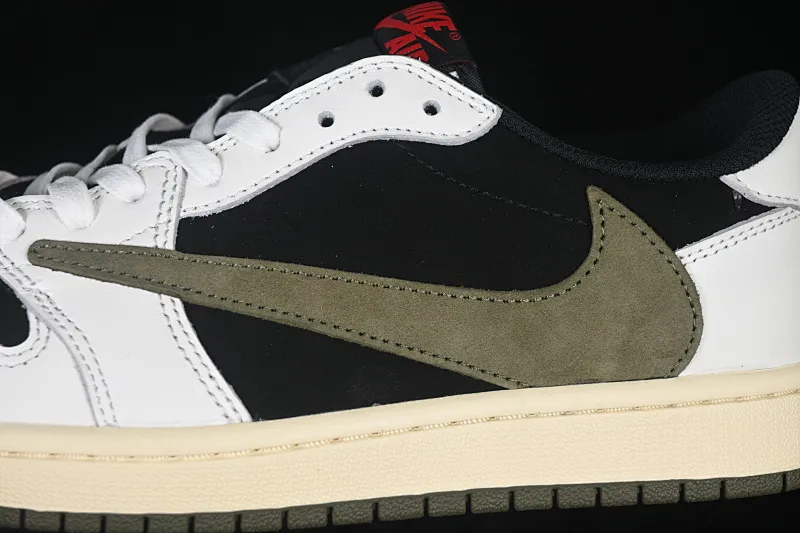 All categories Air Jordan Jordan series basketball shoes Air Jordan 1 Low ZG version Travis Scott x Air Jordan 1 Low OG AJ1 Joe 1 undercut low top full head layer DZ4137-106